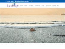 Tablet Screenshot of lothiantherapy.com